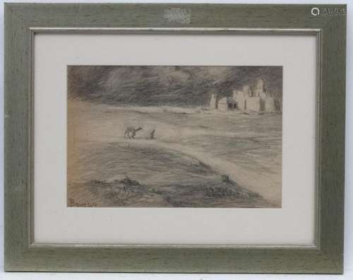 Joseph Bonello (1878-?), Maltese, Pencil on paper,