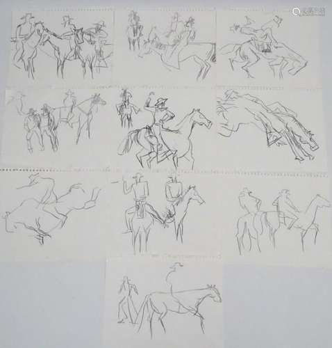 Ahmed Mahoud (1940), Studio sketch pads, A collection