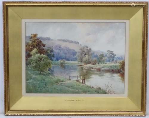 Elliot Marten (XIX-XX), English School, Watercolour,