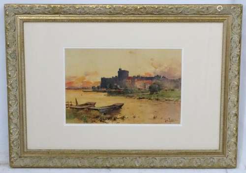 John Terris (1865-1914), RSW, Watercolour, Windsor