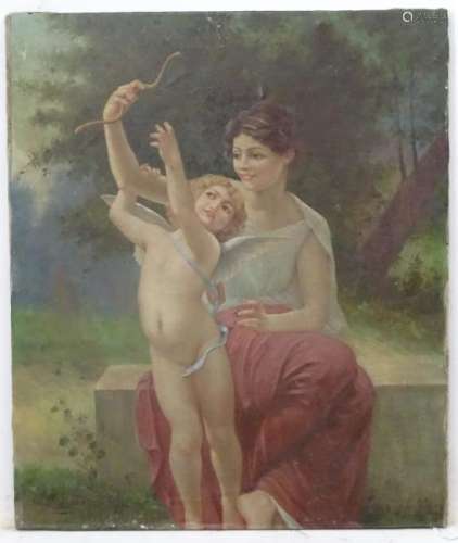 I. Fontana, after Guillaume Seignac, Oil on canvas,