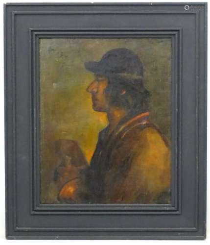 Alfred Woolmark (1877-1961), Oil on canvas, Portrait of