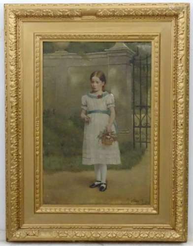 J Evans Eccles, 1885, Oil on canvas, Portrait of a