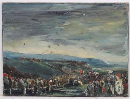 Circle of Jack Butler Yeats, XIX-XX, Irish, Oil on