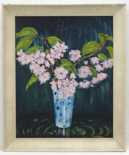 Maryan Hatton, 1959, Oil on board, 'Pink Blossom',