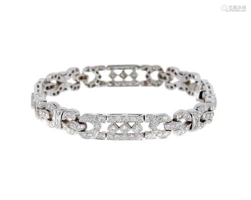 A diamond bracelet