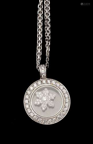 A Happy Diamond Happy Snow Flakes pendant by Chopard