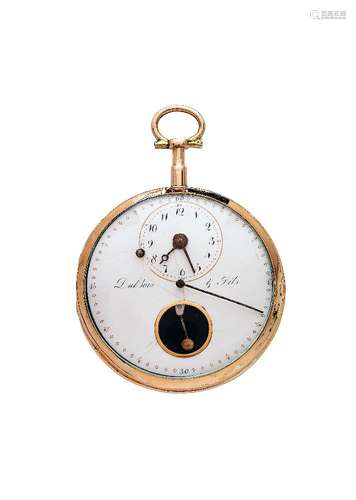 Dubois & Fils, a gold open face pocket watch