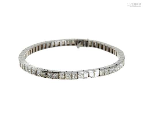 A diamond line bracelet