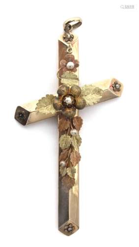 Cruz colgante alfonsina final. siglo XIX