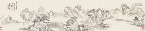 戴熙（1801～1860） 山水 手卷 纸本