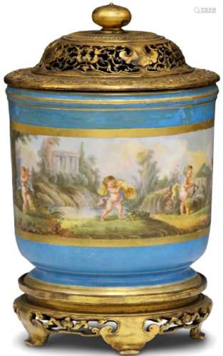 EARLY ROYAL SEVRES PAINTED URN, 18