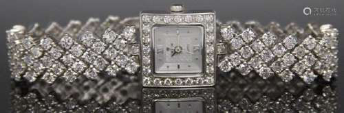 LADY'S CROTON STERLING SILVER WRISTWATCH