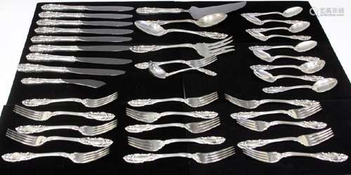 (39) PC. TOWLE STERLING SILVER FLATWARE SET