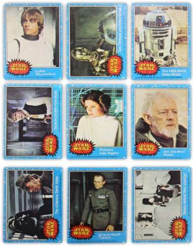 LOT OF MORE THAN (3,700) STAR WARS TRADING CARDS