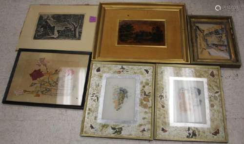LOT OF (6) DECORATIVE WORKS OF ART
