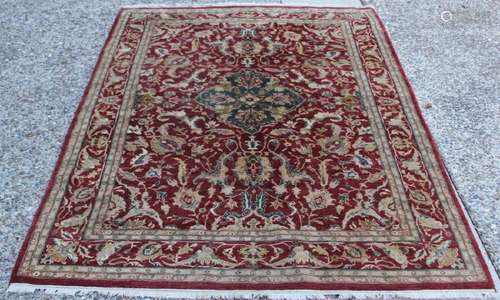 TABRIZ STYLE WOVEN RUG, 73