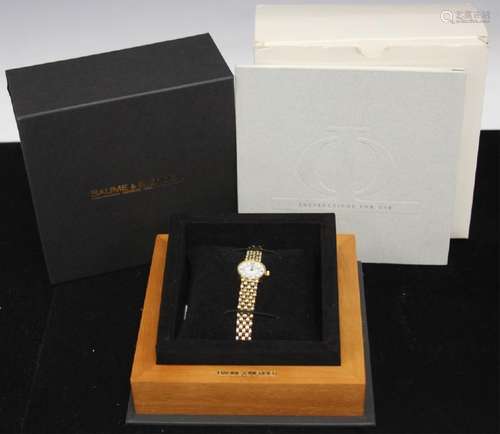 BAUME & MERCIER 14KT YELLOW GOLD WRISTWATCH