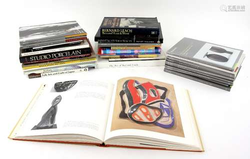 Twenty One Books or Catalogues on Japanese Mingei, Studio or Contemporary Ceramics, including; 'Folk