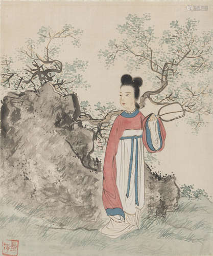 CHINESE SCHOOL, EARLY 20TH CENTURY REPRESENTATIONS OF THE TRADITIONAL CHINESE BEAUTIES Seven mixed