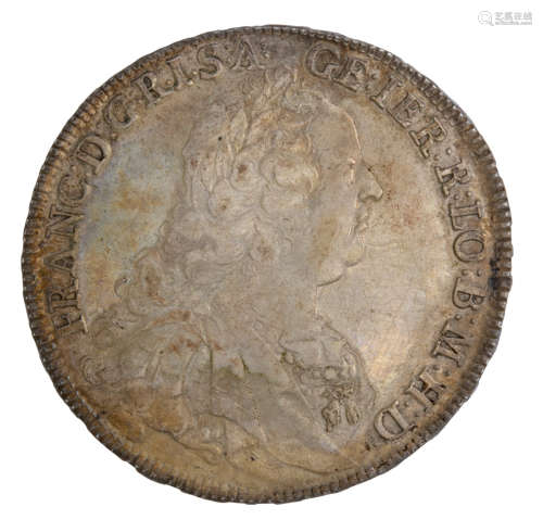THALER AUSTRIA, 1751 TALLERO AUSTRIA, 1751 Francesco I (1745-1765), 1751 AG 27,77 Dav. 7 Kr. 2162 Km