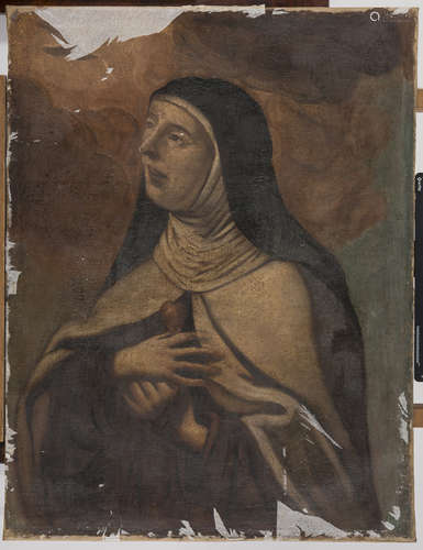 ITALIAN PAINTER, 18TH CENTURY Saint Teresa of Avila Oil on canvas, cm. 74 x 56,5 Conditions of the