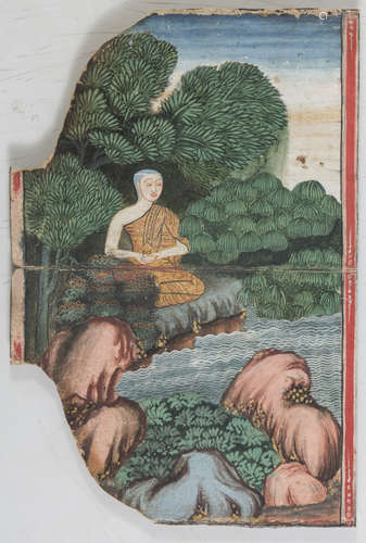 THAI SCHOOL, 18TH CENTURY REPRESENTATION OF BUDDHA IN MEDITATION