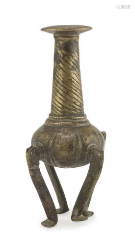 SMALL BRONZE VASE, MIDDLE EAST, 19TH CENTURY