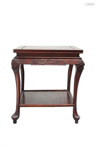 A South East Asian hardwood occasional table,