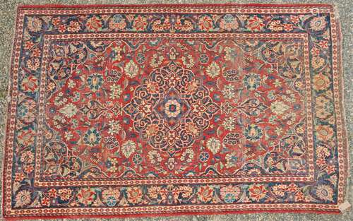 A Kashan rug, Central Persia,