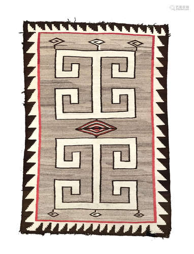 A Navajo rug,