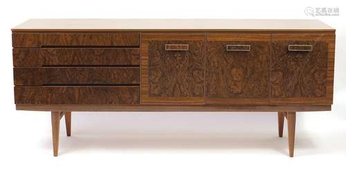 Bautility sideboard fitted with four drawers, a pair of cupboard doors and central fall, 77cm H x