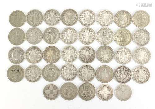 Pre 1947 half crowns and florins : For Further Condition Reports and Live Bidding Please Go to Our