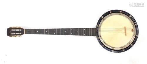 The New Windsor Banjo by A O Windsor, with protective carry case : For Further Condition Reports and