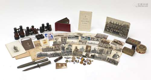 Predominantly British Militaria including First World War victory medal, awarded to T-206610PTE.S.