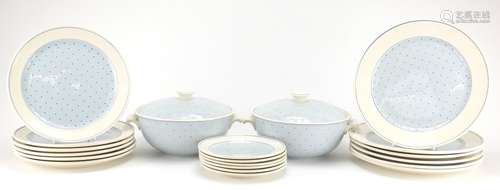 Villeroy & Boch dinner and teaware including a pair of lidded tureens : For Further Condition