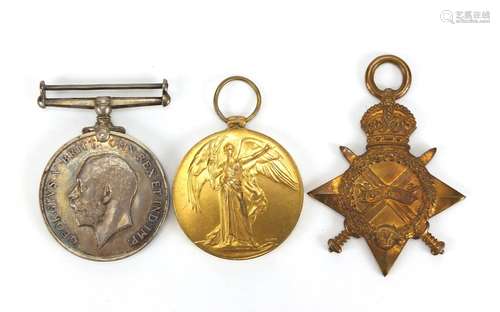 British Military World War I trio, awarded to 19833PTE.J.E.SPICER.HAMP.R. : For Further Condition