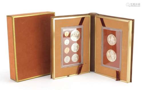 Kook Islands 1973 proof coin set, with display folder : For Further Condition Reports and Live