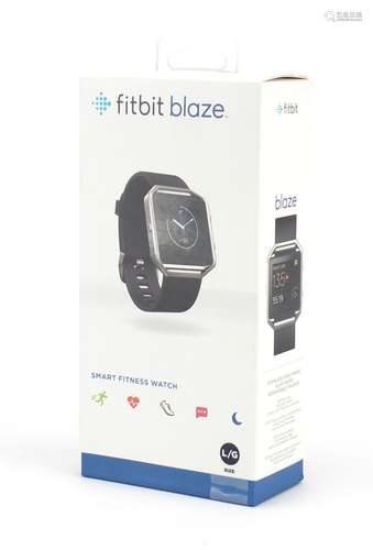 As new Fitbit Blaze smart fitness watch, size L/G : For Further Condition Reports and Live Bidding