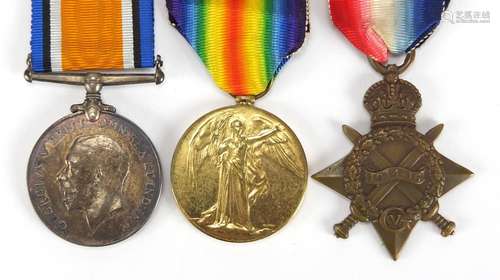 British Military World War I trio awarded to 6501PTE.G.BRYANT.R.A.M.C. : For Further Condition