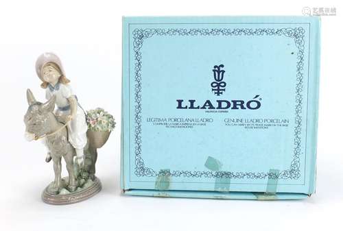 Lladro figurine Look at Me with box, numbered 5465, 19.5cm high : For Further Condition Reports