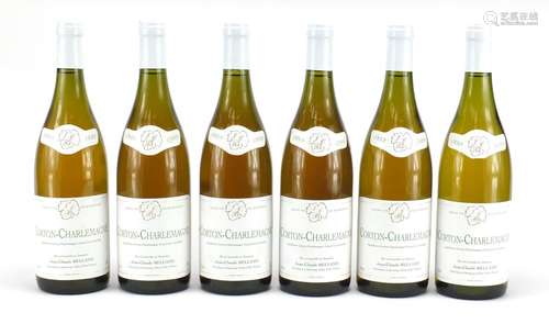 Six bottles of 1999 Domaine Jean-Claude Belland Corton Charlemagne Grand Cru white wine : For