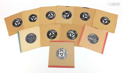 Eleven Buddy Holly 45RPM's : For Further Condition Reports and Live Bidding Please Go to Our