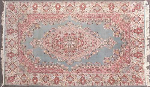 Rectangular Turkish Ladik ground carpet, 310cm x 215cm : For Further Condition Reports and Live