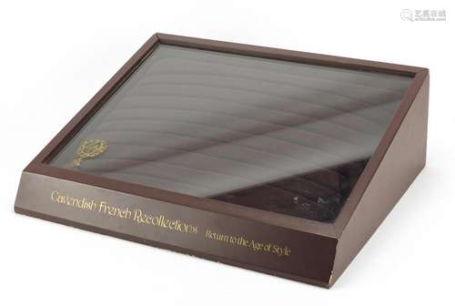 Cavendish French Recollections jewellery display case, 15cm H x 45cm W x 37.5cm D : For Further