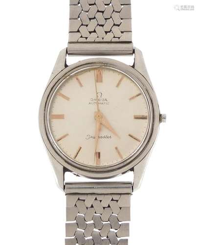 Gentleman's Omega Seamaster wristwatch automatic wristwatch, the movement numbered 160286601, 3.