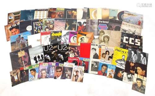 Vinyl LP's and programmes including Madonna picture disc, Family, Medicine Head, Arthur Lyman,