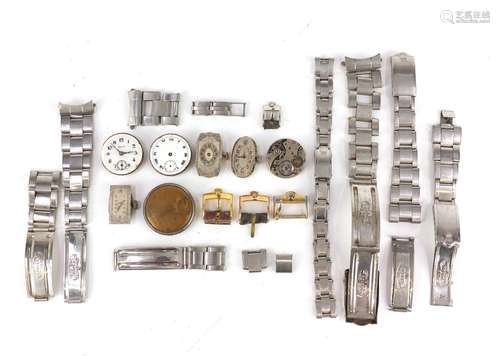 Rolex wristwatch movements and straps : For Further Condition Reports Please Visit Our Website