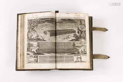 Biblia GermanicaNürnberg, Christoph Endter, 6. Ausg., 1670. 70 Bl., 1118 S., 416 S., 10 Bl. Sog.