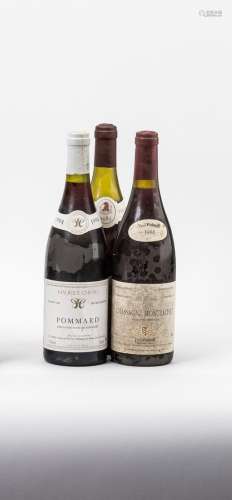 Konv. von sieben Burgunder-WeinenPommard 1994 Grand Vin, Maurice Chenu. Chassagne-Montrachet 1988